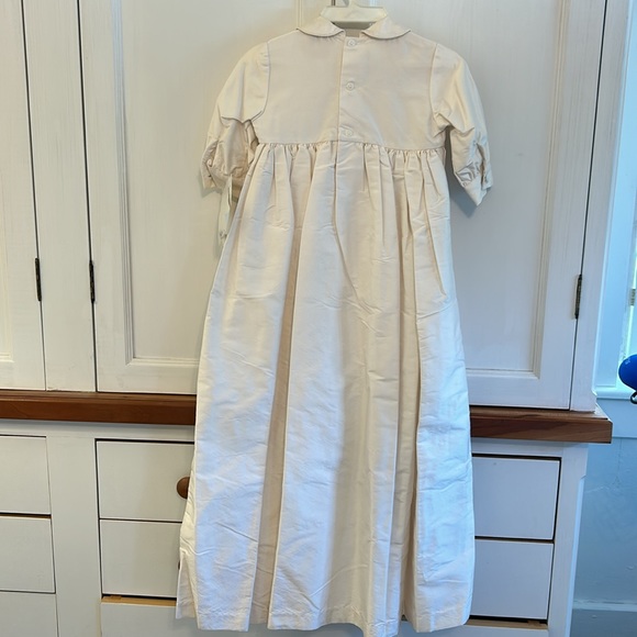 Pure Silk Traditional Classic Heirloom Baptism Christening Outfit New with Tags - Picture 9 of 11